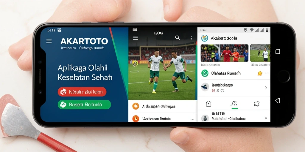 Tampilan antarmuka pengguna AKARTOTO yang menarik dan interaktif.
