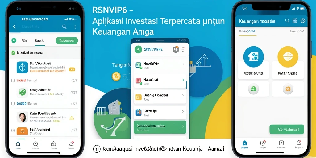 Tampilan antarmuka aplikasi RSNVIP6 yang sederhana dan informatif.