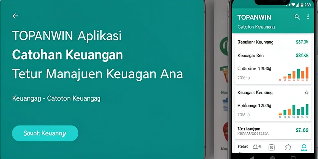 Antarmuka pengguna aplikasi TOPANWIN yang intuitif dan menarik.