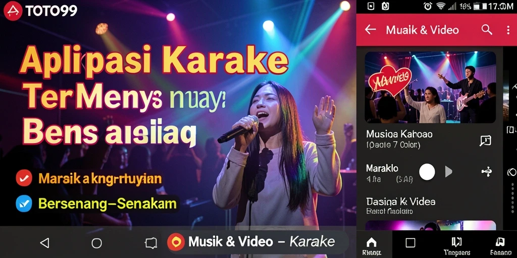 Antarmuka TOTO99 yang menarik dengan fitur karaoke lengkap.