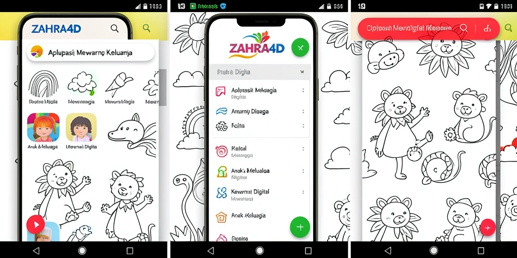 Tampilan antarmuka ZAHRA4D yang ceria dan mudah digunakan.