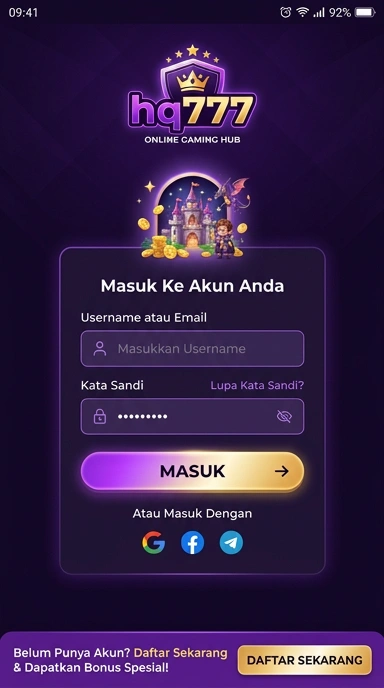 Masuk Akun hq777 dengan Mudah dan Cepat